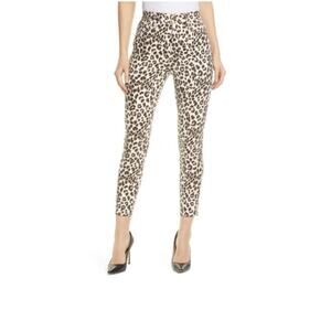 Frame Ali High Rise Cigarette Jeans 26 Leopard Print
